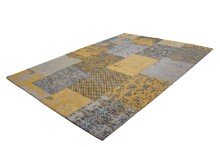 Teppich >Symphony< in Gold, 100% Baumwolle - 170x120cm (LxB)