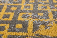 Teppich >Symphony< in Gold, 100% Baumwolle - 150x80cm (LxB)