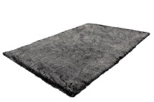 Teppich >Tender< in Anthrazit, 50% Modacryl / 50% Polyester - 150x80cm (LxB)