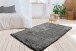 Teppich >Tender< in Anthrazit, 50% Modacryl / 50% Polyester - 150x80cm (LxB)