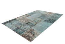 Teppich >Toska< in Creme / Grün, 100% Polyester - 150x80cm (LxB)