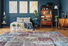 Teppich >Toska< in Multi / Rot, 100% Polyester - 330x240cm (LxB)