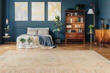 Teppich >Toska< in Beige, 100% Polyester - 170x120cm (LxB)