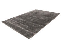 Teppich >Village< in Grau, 100% Viskose - 150x80cm (LxB)