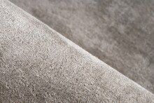 Teppich >Village< in Silber, 100% Viskose - 150x80cm (LxB)