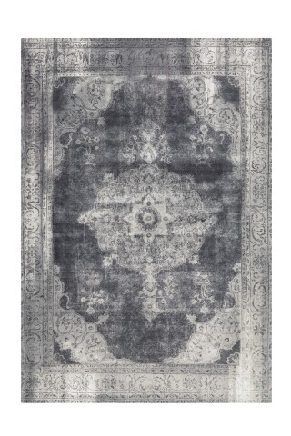 Teppich >Vintage< in Grau, 100% Modacryl - 230x160cm (LxB)