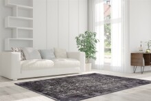 Teppich >Vintage< in Grau, 100% Modacryl - 290x200cm (LxB)