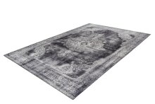 Teppich >Vintage< in Hellgrau, 100% Modacryl - 200x140cm (LxB)
