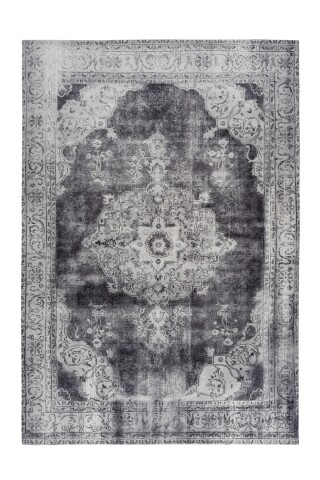 Teppich >Vintage< in Hellgrau, 100% Modacryl - 290x200cm (LxB)