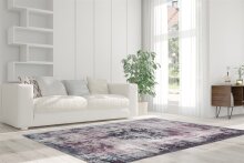 Teppich >Vintage< in Anthrazit, 100% Modacryl - 230x160cm (LxB)