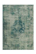 Teppich >Vintage< in Grün, 100% Modacryl -...