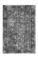 Teppich >Vintage< in Grau, 100% Modacryl -...