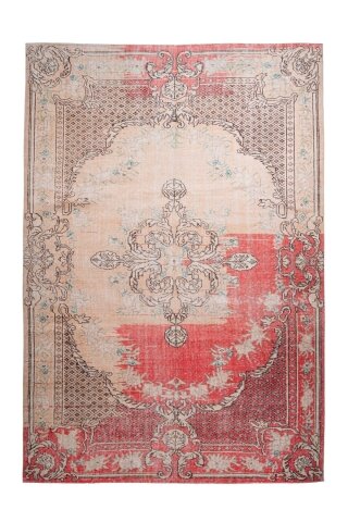 Teppich >Vintage< in Rot, 100% Modacryl - 290x200cm (LxB)