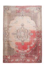 Teppich >Vintage< in Rot, 100% Modacryl - 290x200cm...