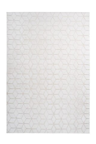 Teppich >Vivica< in Weiß / Creme, 100% Polyester - 160x120cm (LxB)
