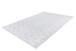 Teppich >Vivica< in Weiß / Graublau, 100% Polyester - 150x80cm (LxB)