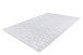 Teppich >Vivica< in Weiß / Graublau, 100% Polyester - 150x80cm (LxB)