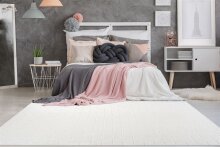 Teppich >Vivica< in Weiß, 100% Polyester - 230x160cm (LxB)