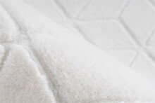 Teppich >Vivica< in Weiß, 100% Polyester - 150x80cm (LxB)