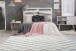 Teppich >Vivica< in Weiß / Anthrazit, 100% Polyester - 150x80cm (LxB)