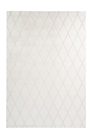 Teppich >Vivica< in Weiß / Creme, 100% Polyester - 230x160cm (LxB)
