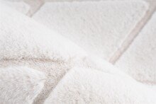 Teppich >Vivica< in Weiß / Creme, 100% Polyester - 230x160cm (LxB)