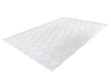 Teppich >Vivica< in Weiß / Graublau, 100% Polyester - 230x160cm (LxB)