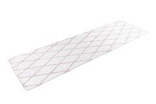 Teppich >Vivica< in Weiß / Rosé, 100% Polyester - 250x80cm (LxB)
