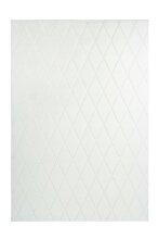 Teppich >Vivica< in Weiß, 100% Polyester -...