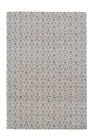 Teppich >Yoga< in Grau / Creme, 100% Polyester - 230x160cm (LxB)