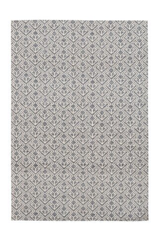 Teppich >Yoga< in Grau / Creme, 100% Polyester - 290x200cm (LxB)