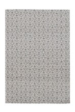 Teppich >Yoga< in Grau / Creme, 100% Polyester -...