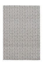 Teppich >Yoga< in Grau / Creme, 100% Polyester -...