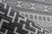 Teppich >Yoga< in Taupe / Creme, 100% Polyester - 170x120cm (LxB)
