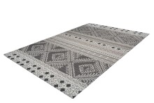 Teppich >Yoga< in Taupe / Creme, 100% Polyester - 170x120cm (LxB)