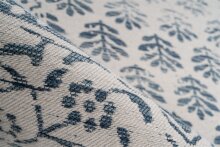 Teppich >Yoga< in Dunkelblau / Elfenbein, 100% Polyester - 290x200cm (LxB)
