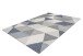 Teppich >Yoga< in Grau / Creme, 100% Polyester - 170x120cm (LxB)