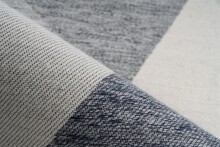 Teppich >Yoga< in Grau / Creme, 100% Polyester - 230x160cm (LxB)