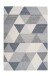 Teppich >Yoga< in Grau / Creme, 100% Polyester - 230x160cm (LxB)
