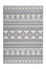 Teppich >Yoga< in Anthrazit / Elfenbein, 100% Polyester - 170x120cm (LxB)