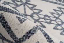 Teppich >Yoga< in Anthrazit / Elfenbein, 100% Polyester - 170x120cm (LxB)