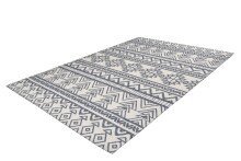 Teppich >Yoga< in Anthrazit / Elfenbein, 100% Polyester - 170x120cm (LxB)
