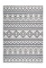 Teppich >Yoga< in Anthrazit / Elfenbein, 100% Polyester - 170x120cm (LxB)