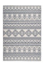 Teppich >Yoga< in Anthrazit / Elfenbein, 100% Polyester - 230x160cm (LxB)