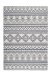 Teppich >Yoga< in Anthrazit / Elfenbein, 100% Polyester - 230x160cm (LxB)