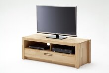 Wohnwand >Fenja< (4-teilig) in Kernbuche massiv - 309x203x46 (BxHxT)