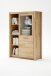Wohnwand >Fenja< (4-teilig) in Kernbuche massiv - 309x203x46 (BxHxT)