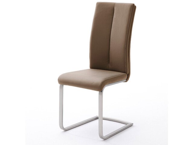 Esszimmerstuhl >Miafle III< (4er Set) in Cappuccino - 42x104x61 (BxHxT)