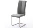 Esszimmerstuhl >Miafle III< (4er Set) in grau aus Metall - 42x104x61cm (BxHxT)