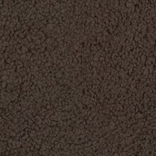 Drehsessel >CHRIS< drehbar, aufgebaut, weicher Bezugsstoff braun - 85x70x99 (BxHxT)